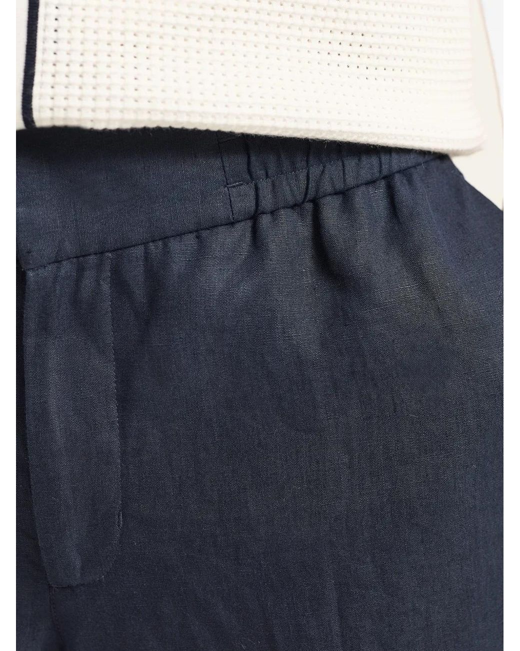 Orlebar Brown Blue Cornell Linen Shorts for men