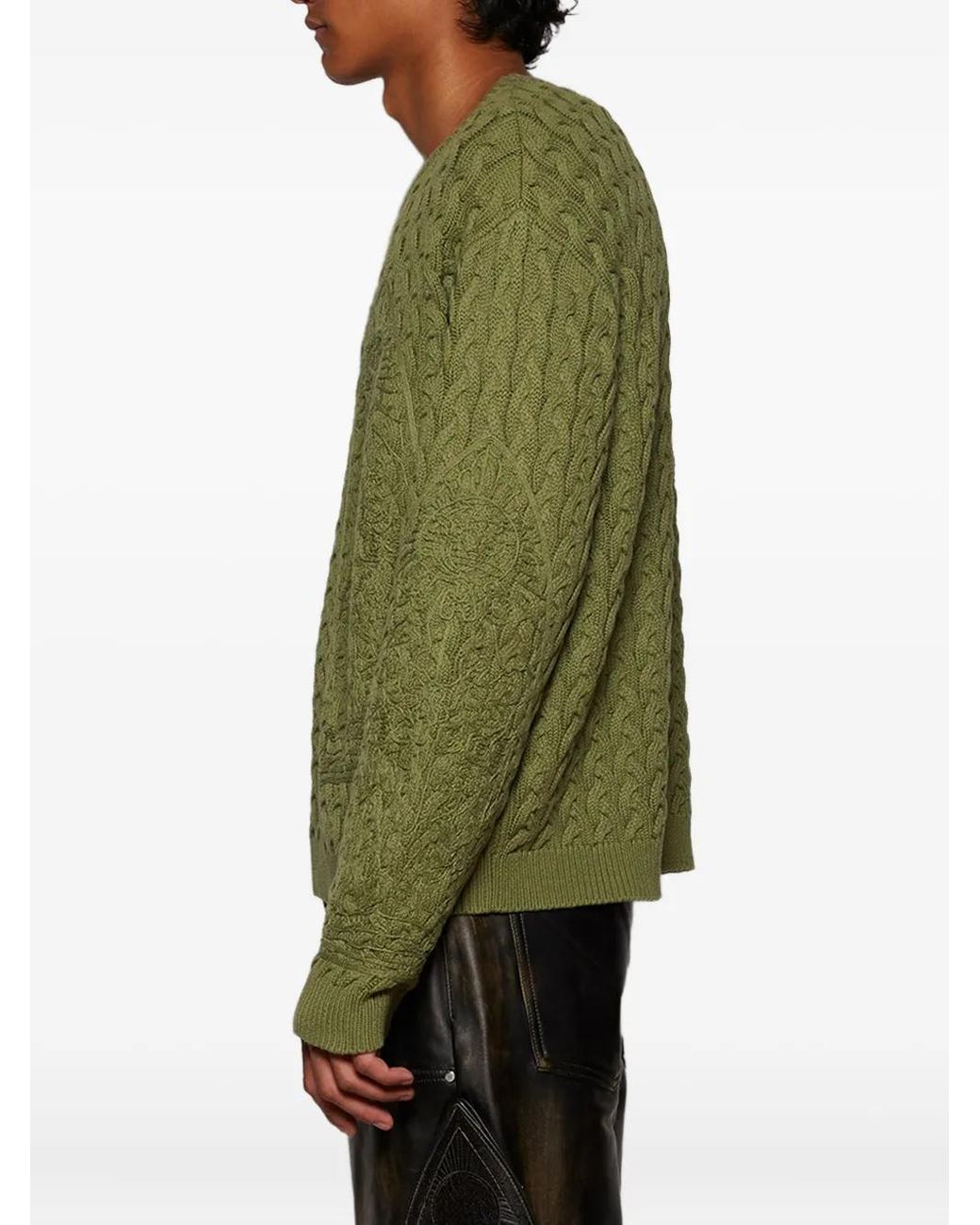 Who Decides War Green Lagoon Sweater for men