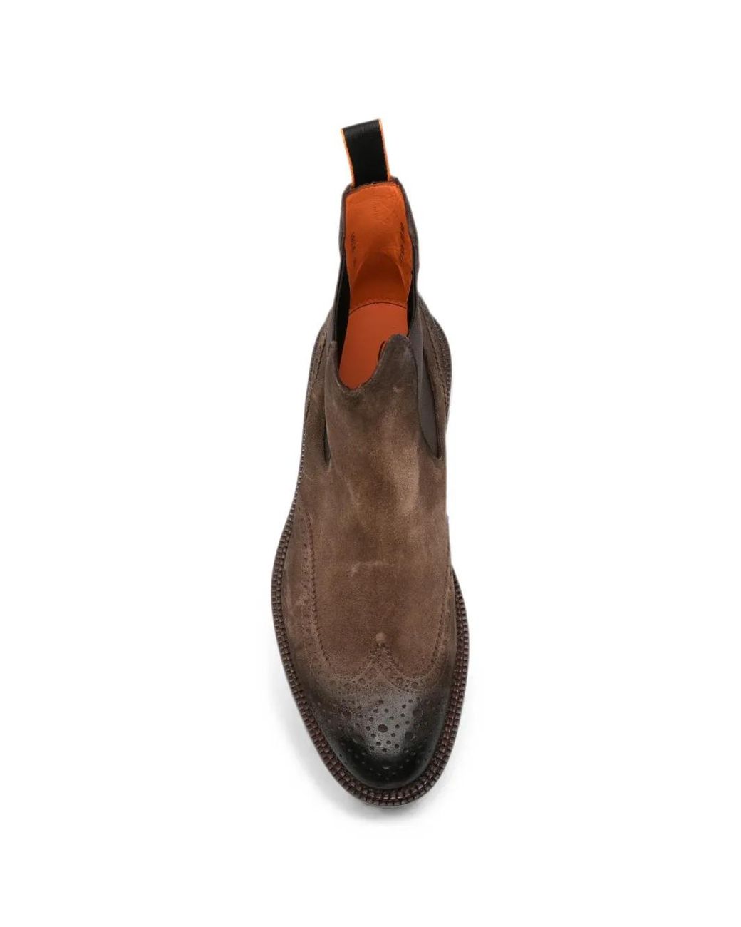 Santoni Brown Kalama Chelsea Boots for men