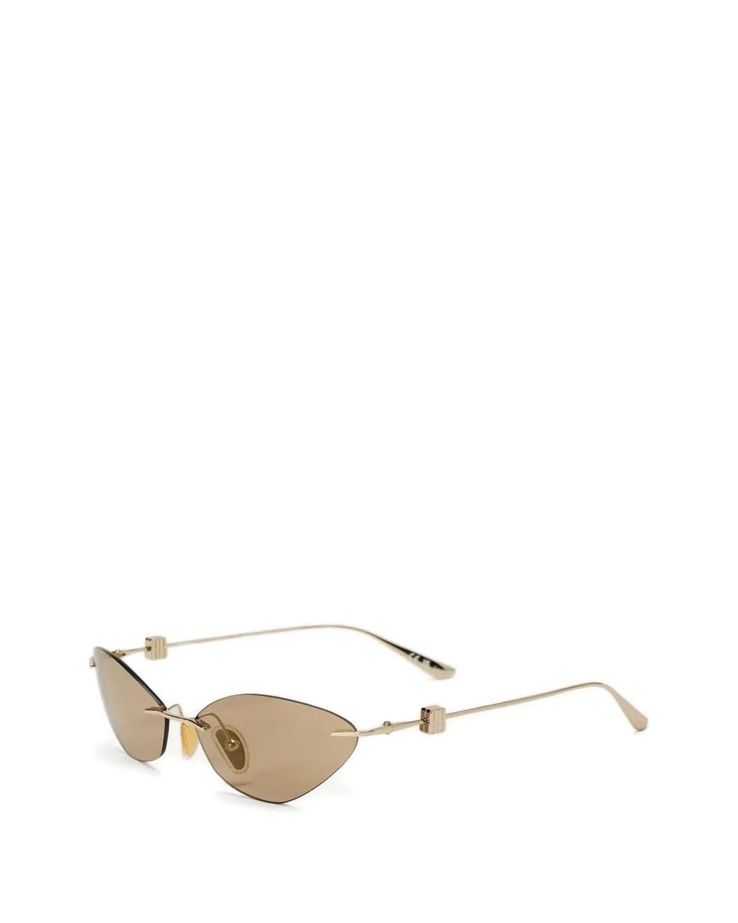 Balenciaga Natural Nano Cat Sunglasses
