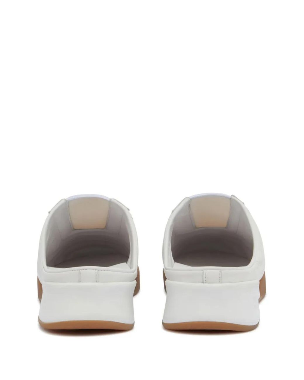 Courreges White Club 02 Leather Mules