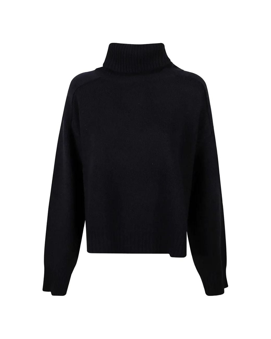 Be You Black Roll-Neck Knitted Sweater