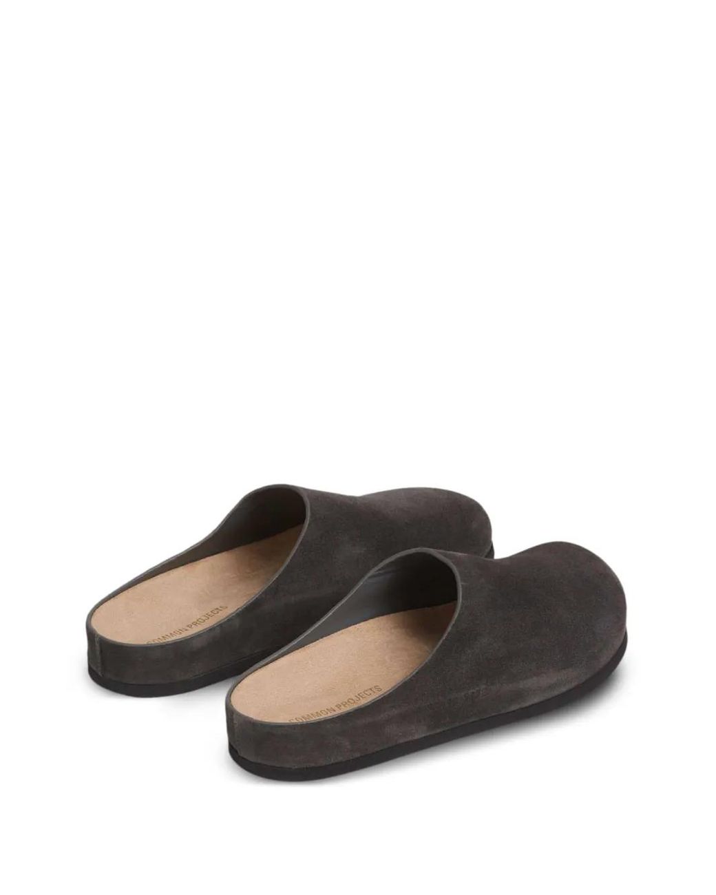 Common Projects Black Suede Flat Mules for men