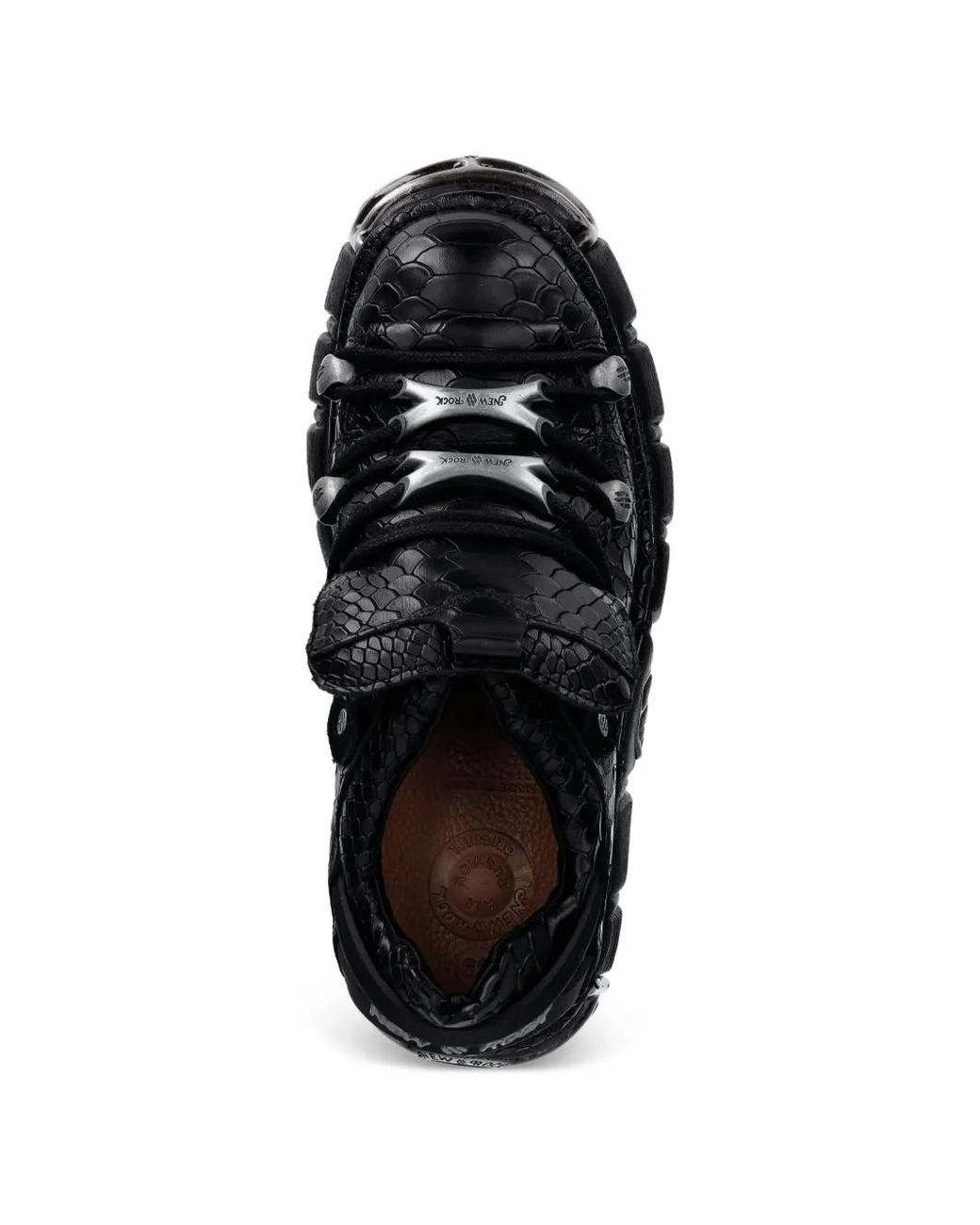 Zapatillas texturizadas New Rock de color Black