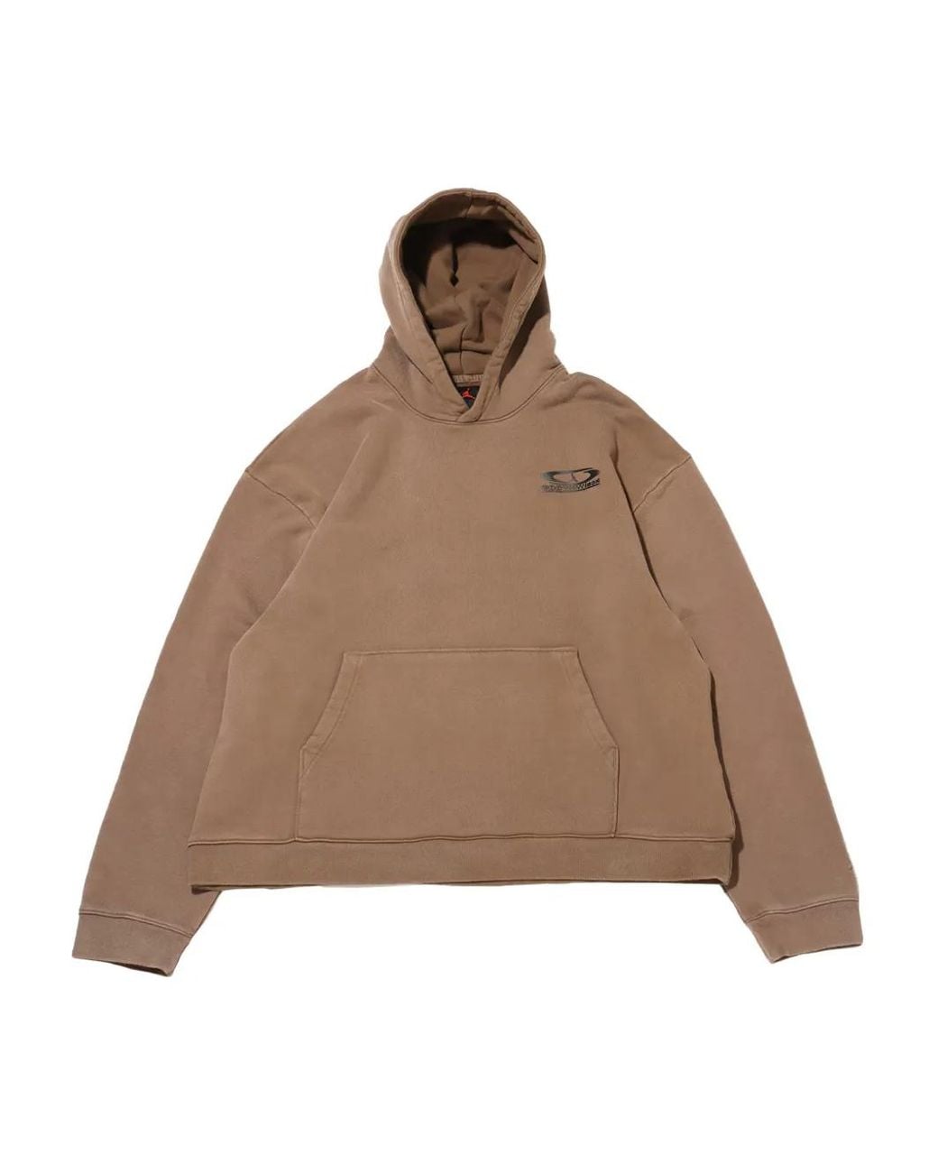 Nike Brown X Travis Scott Logo Hoodie for men