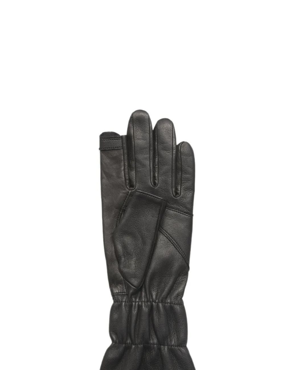 Rick Owens Black Cuffed Gloves