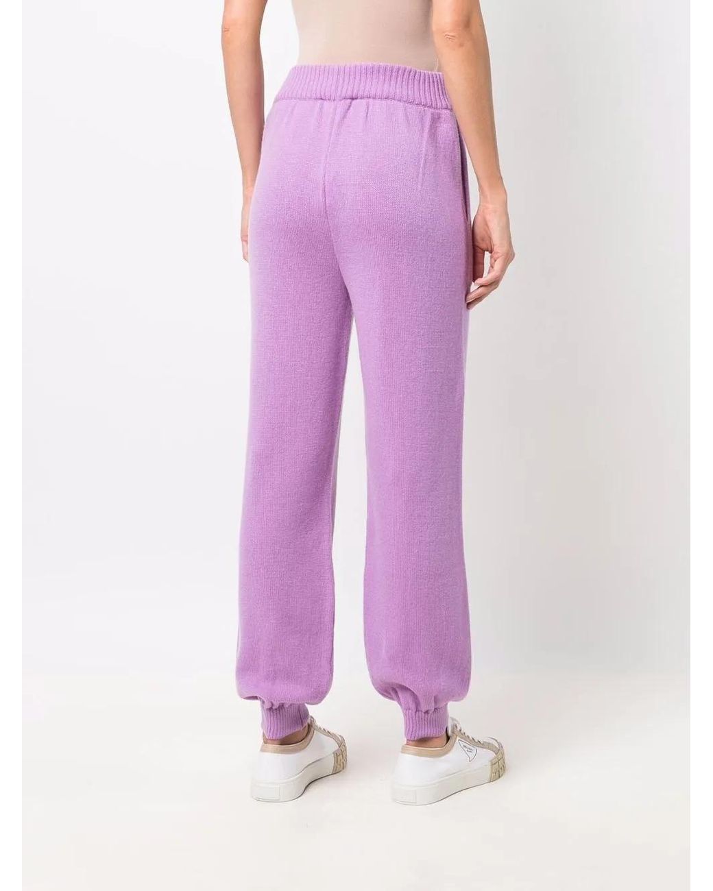 Pantalon De Jogging En Maille MSGM en coloris Purple