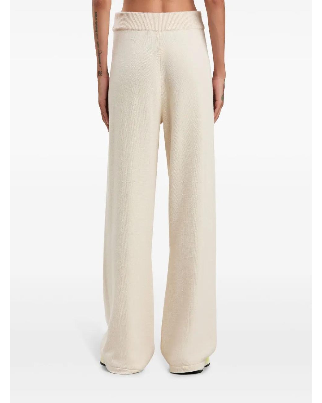 Palm Angels Natural Palms Knit Pants Off