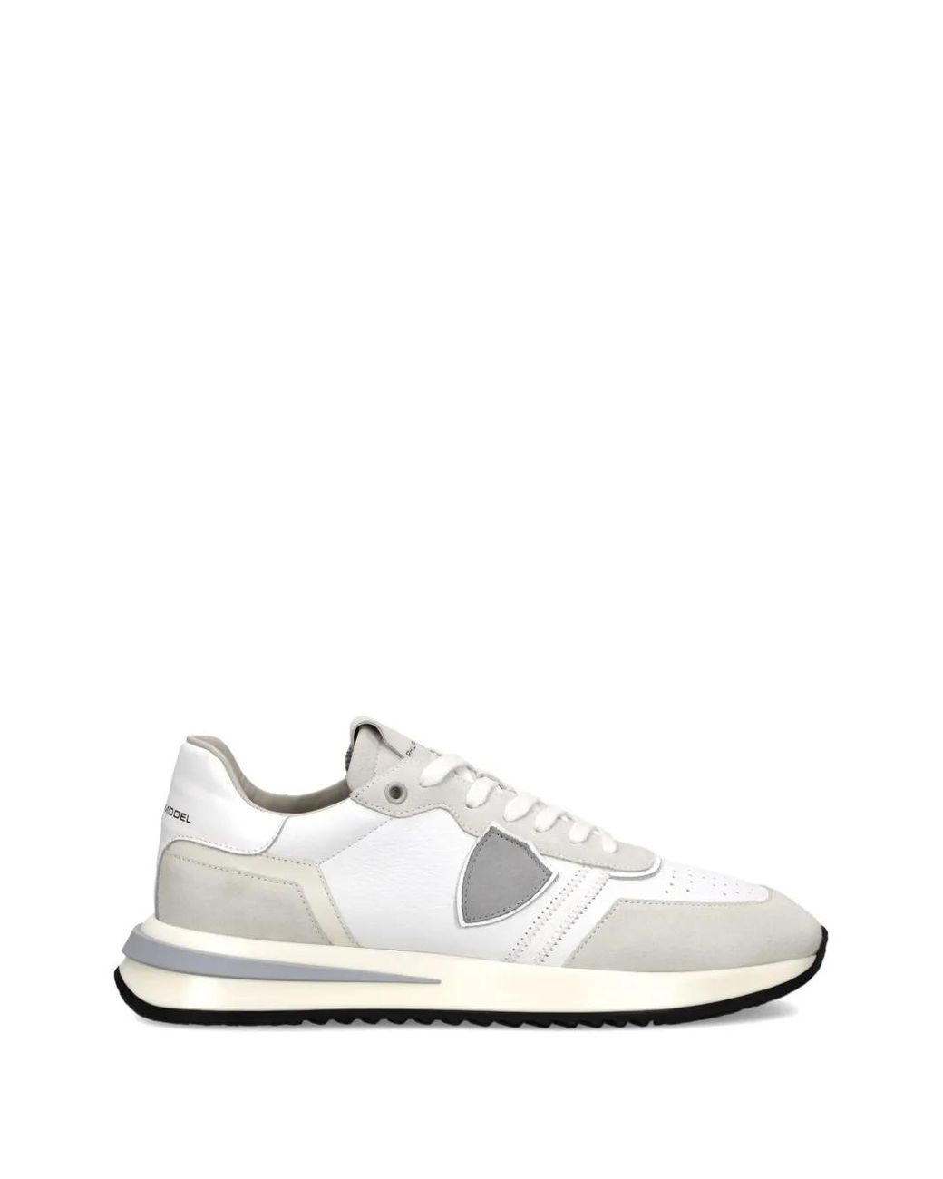 Baskets Tropez 2.1 À Patch Logo Philippe Model pour homme en coloris White