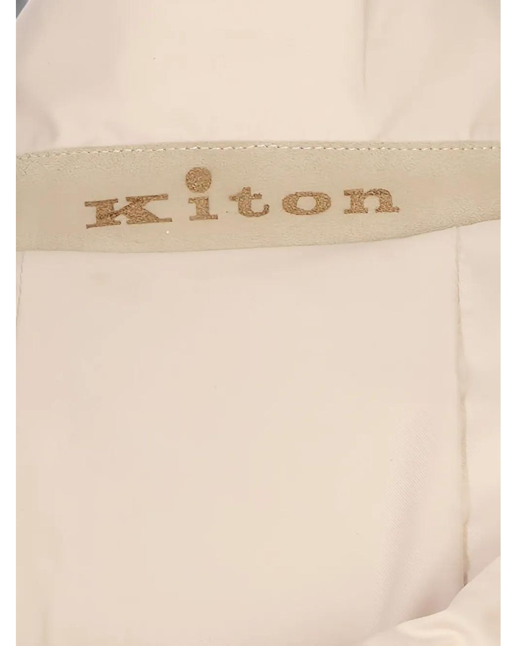 Kiton Jack Met Capuchon in het Natural voor heren