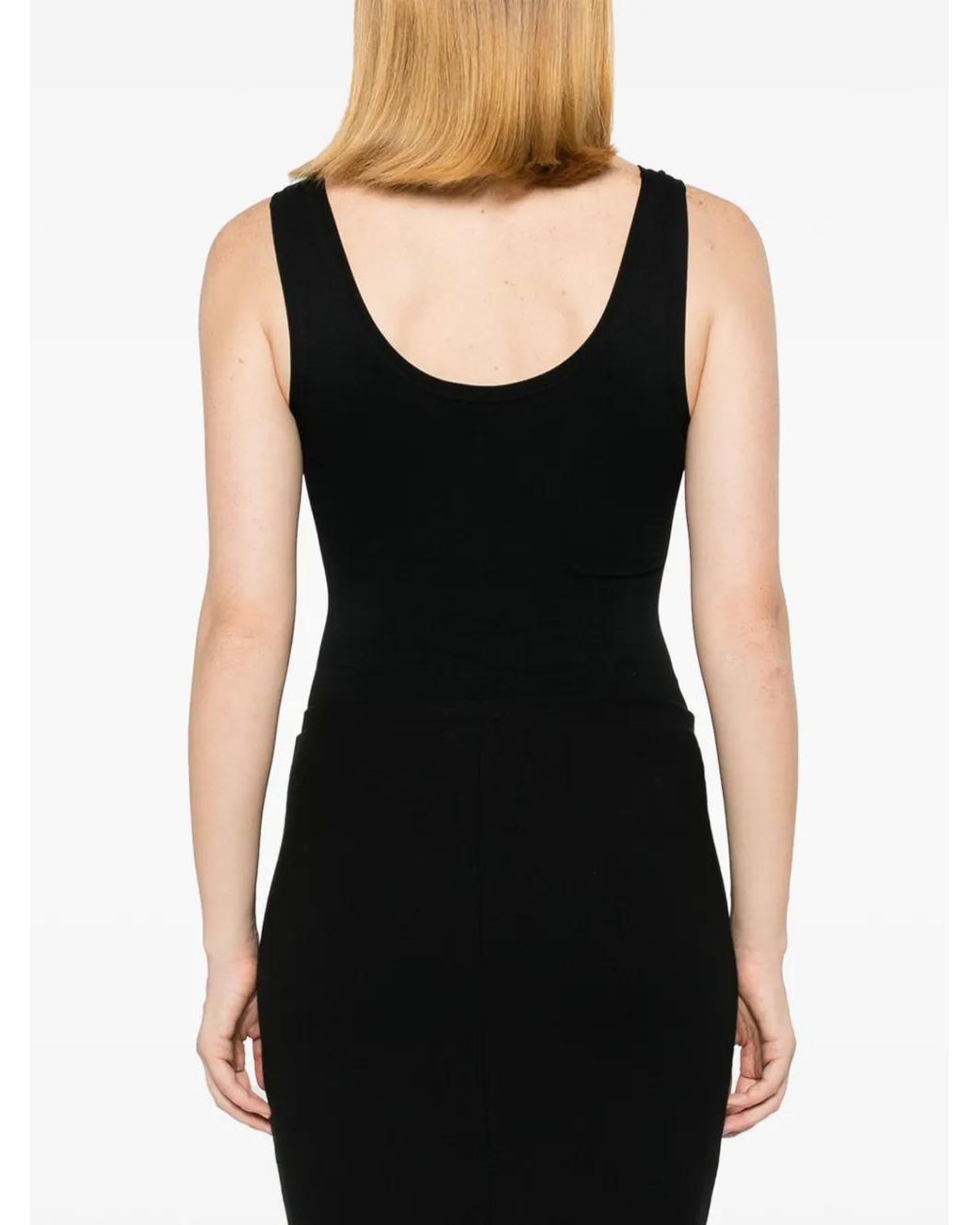 ÉTERNE Black Sleeveless Bodysuit