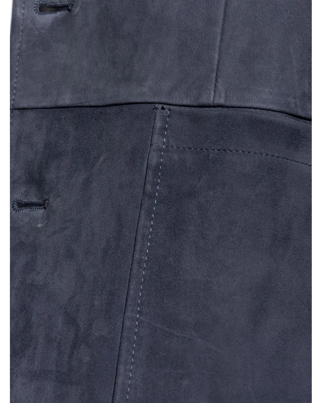 Eleventy Blue Button Lambskin Jacket for men