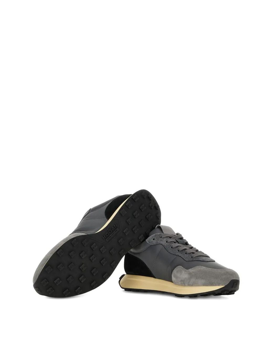Hogan Black H601 Side H Patch Sneakers for men