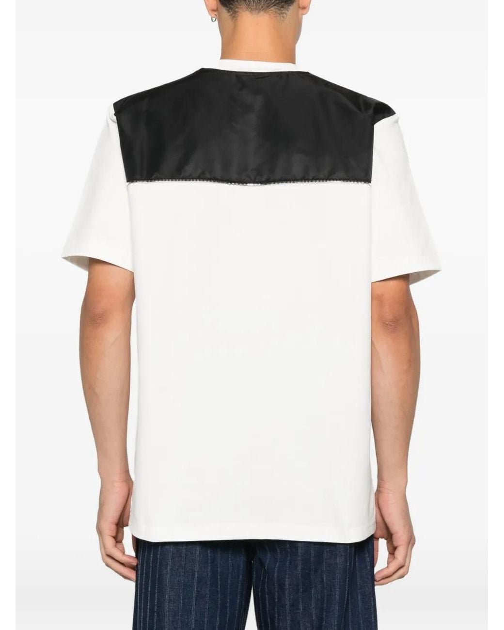 Yes London White Charm-Detailing T-Shirt for men