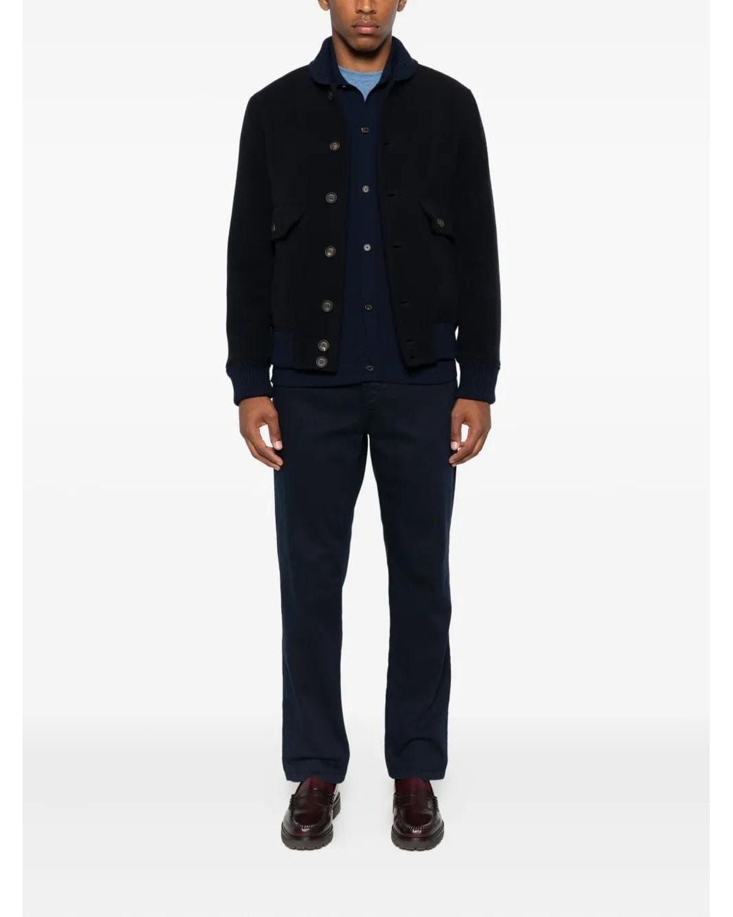 Eleventy Black Jacket With Pockets for men