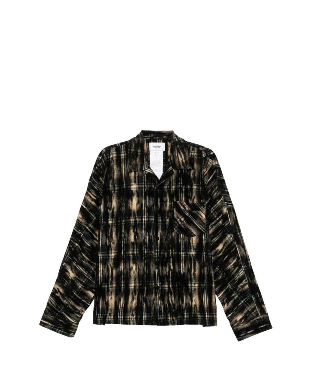 Doublet Black Dust Flocky Shirt for men