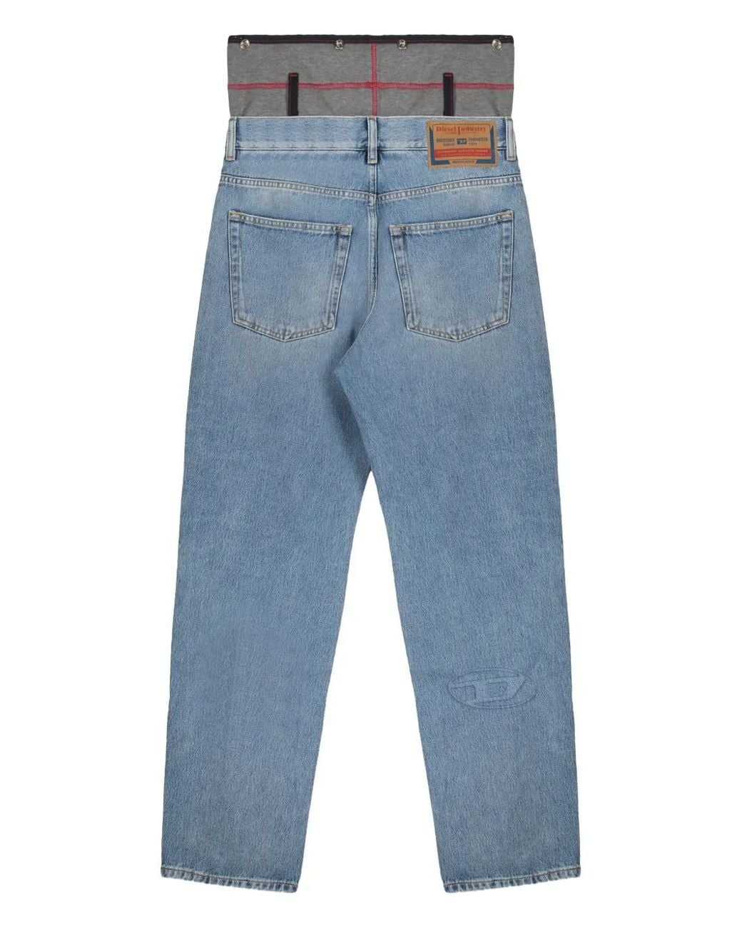 DIESEL Blue Side Pockets Jeans for men