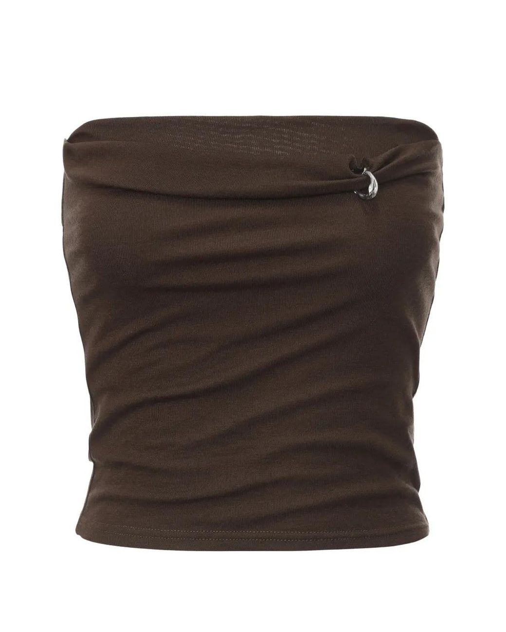 ili node Black Helen Ring-Detail Top