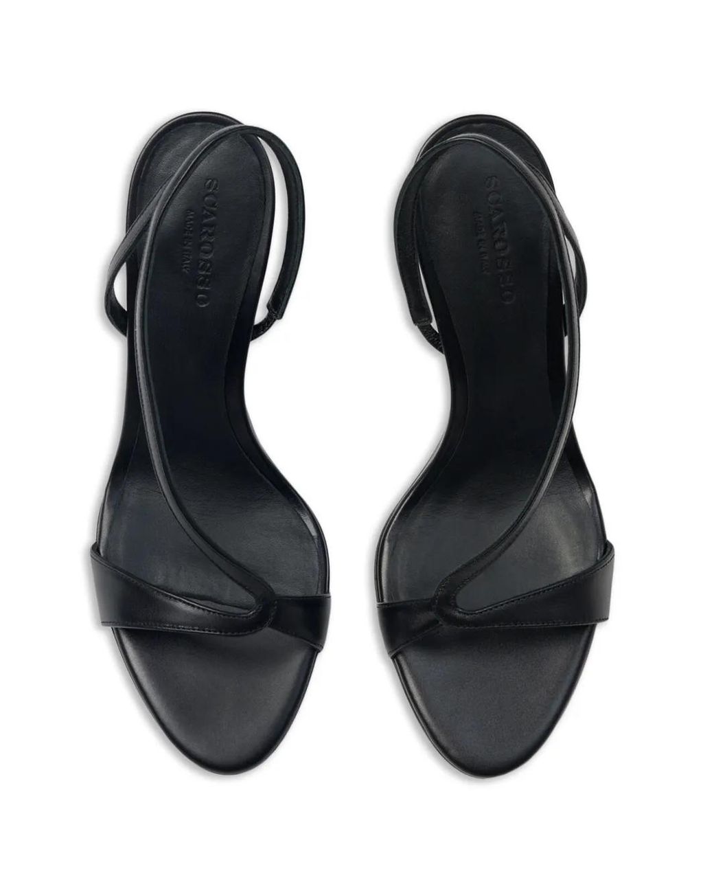 Scarosso Black Paula Strappy Sandals