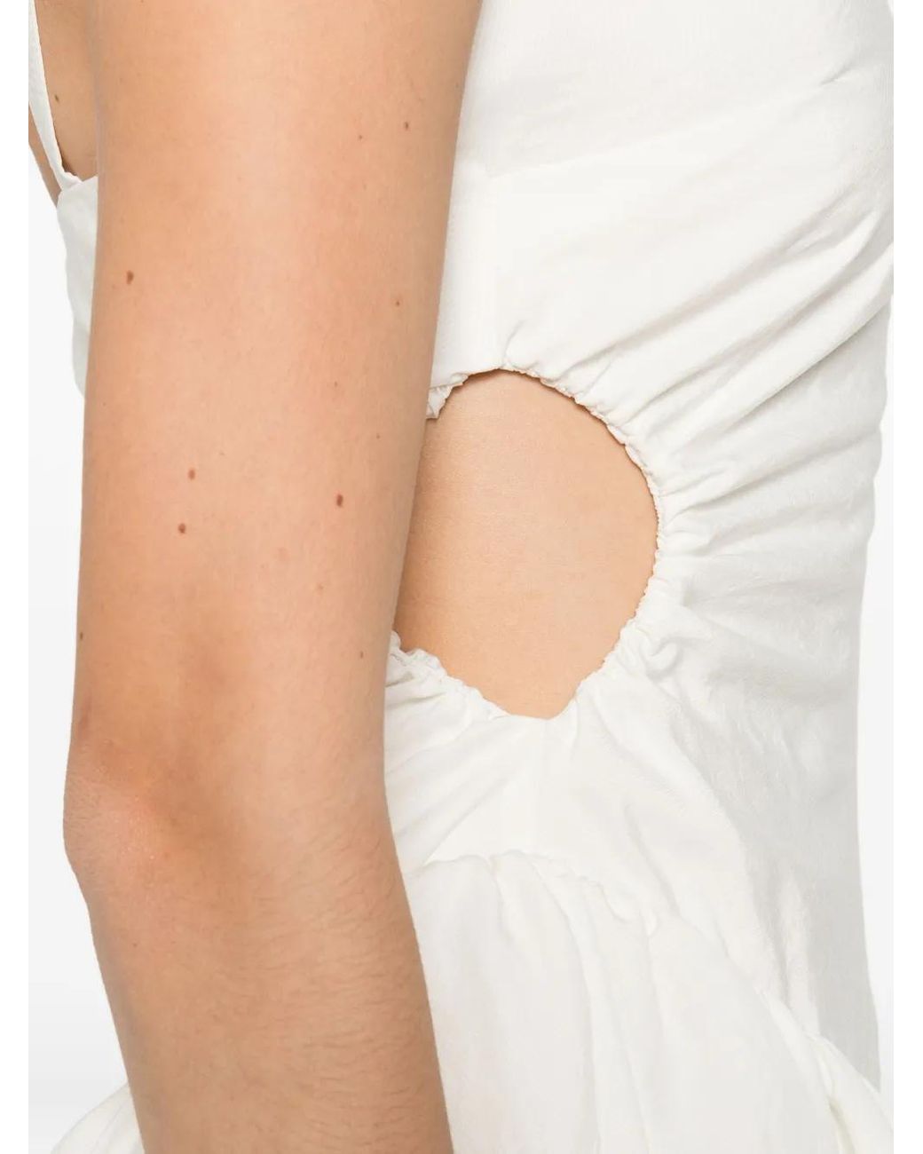 Occleus White Kinsley Midi Dress