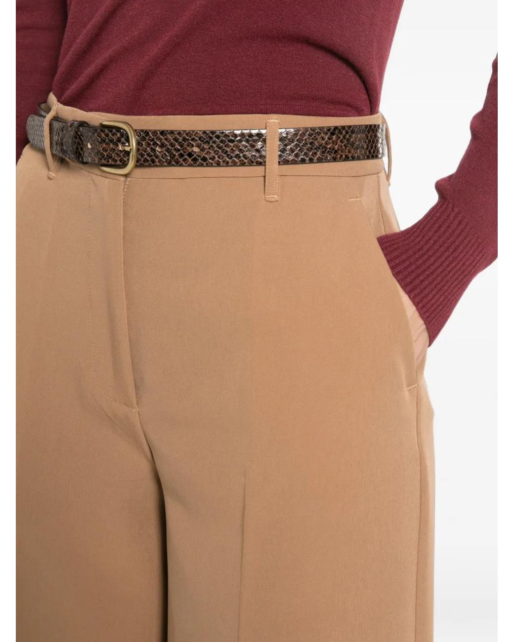 ERMANNO FIRENZE White Palazzo Pants