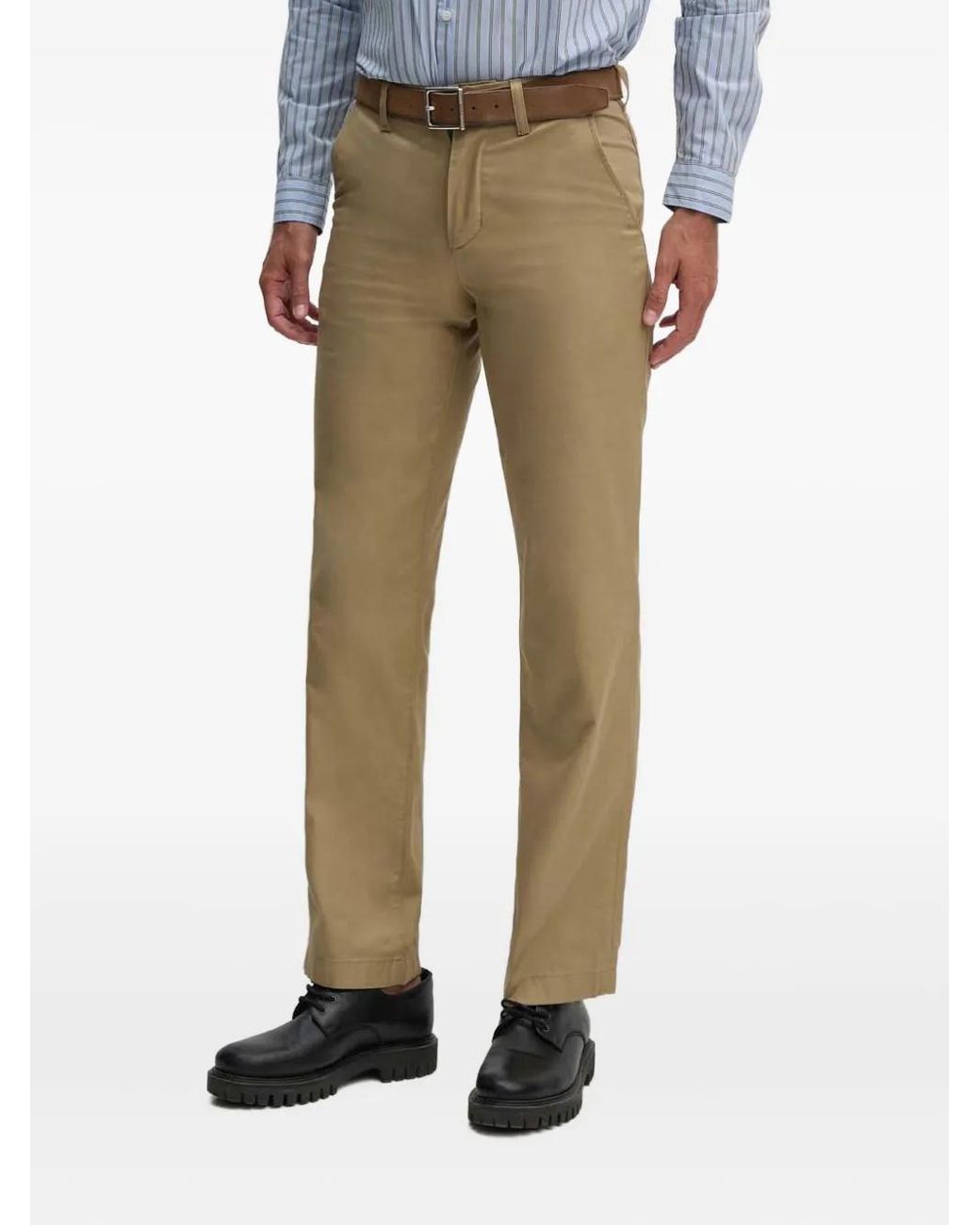 Lacoste Hose Mit Logo-Patch in Natural für Herren
