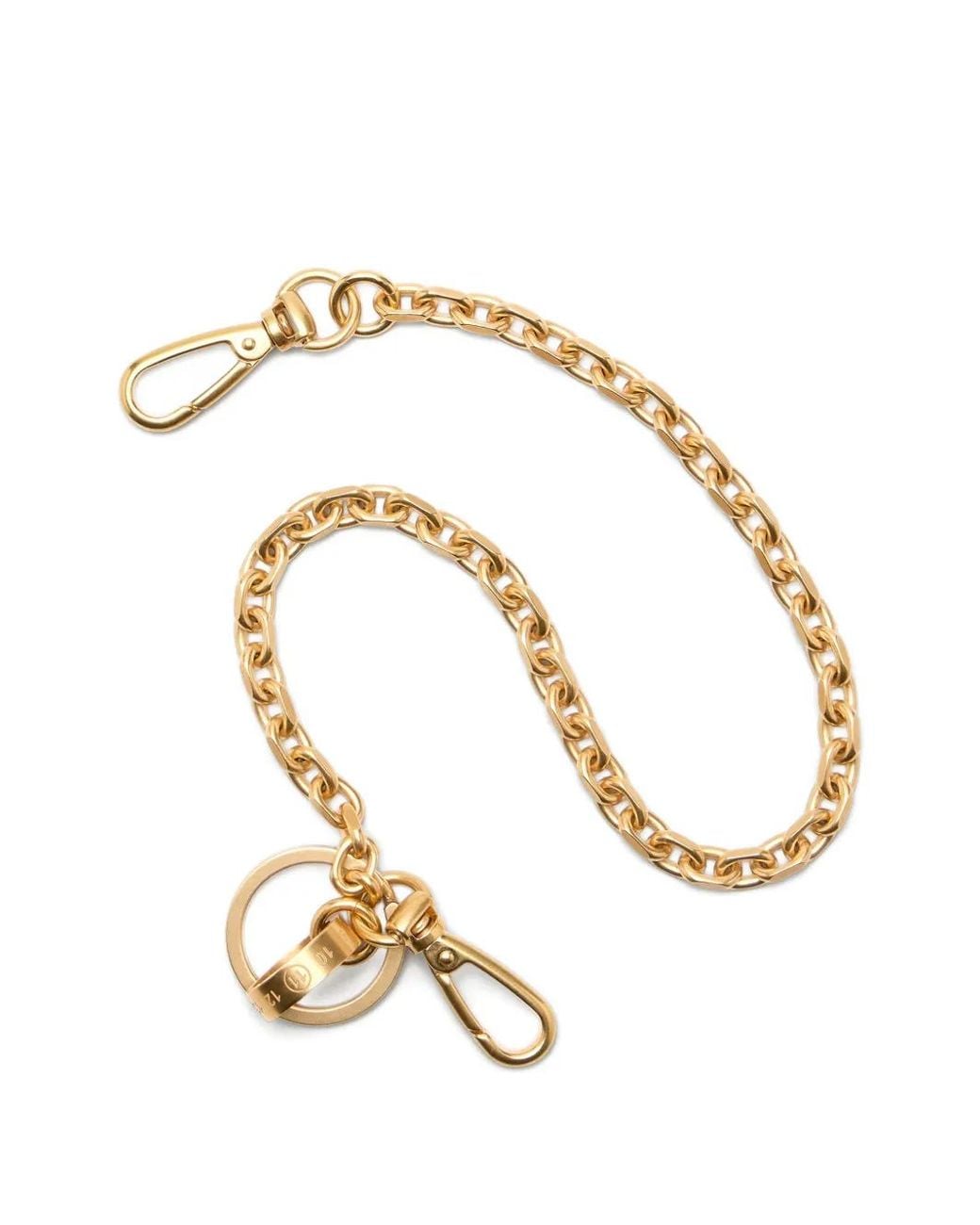 Maison Margiela Metallic Numbers Engraved Bag Chain