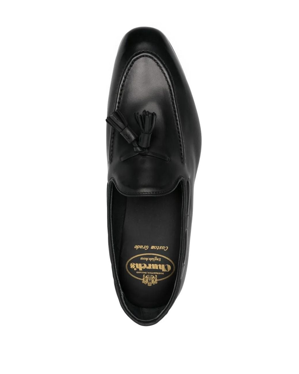 Church's Black Maidstone Tassel-Detail Leather Loafers for men