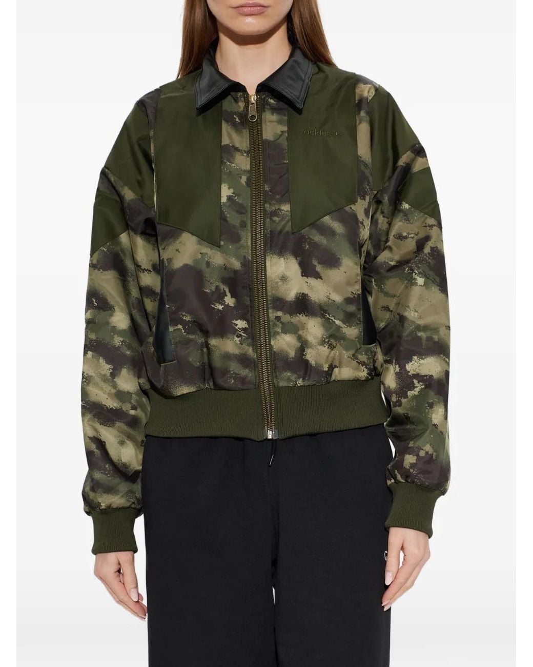 Adidas Black Eqt Aop Bomber Jacket