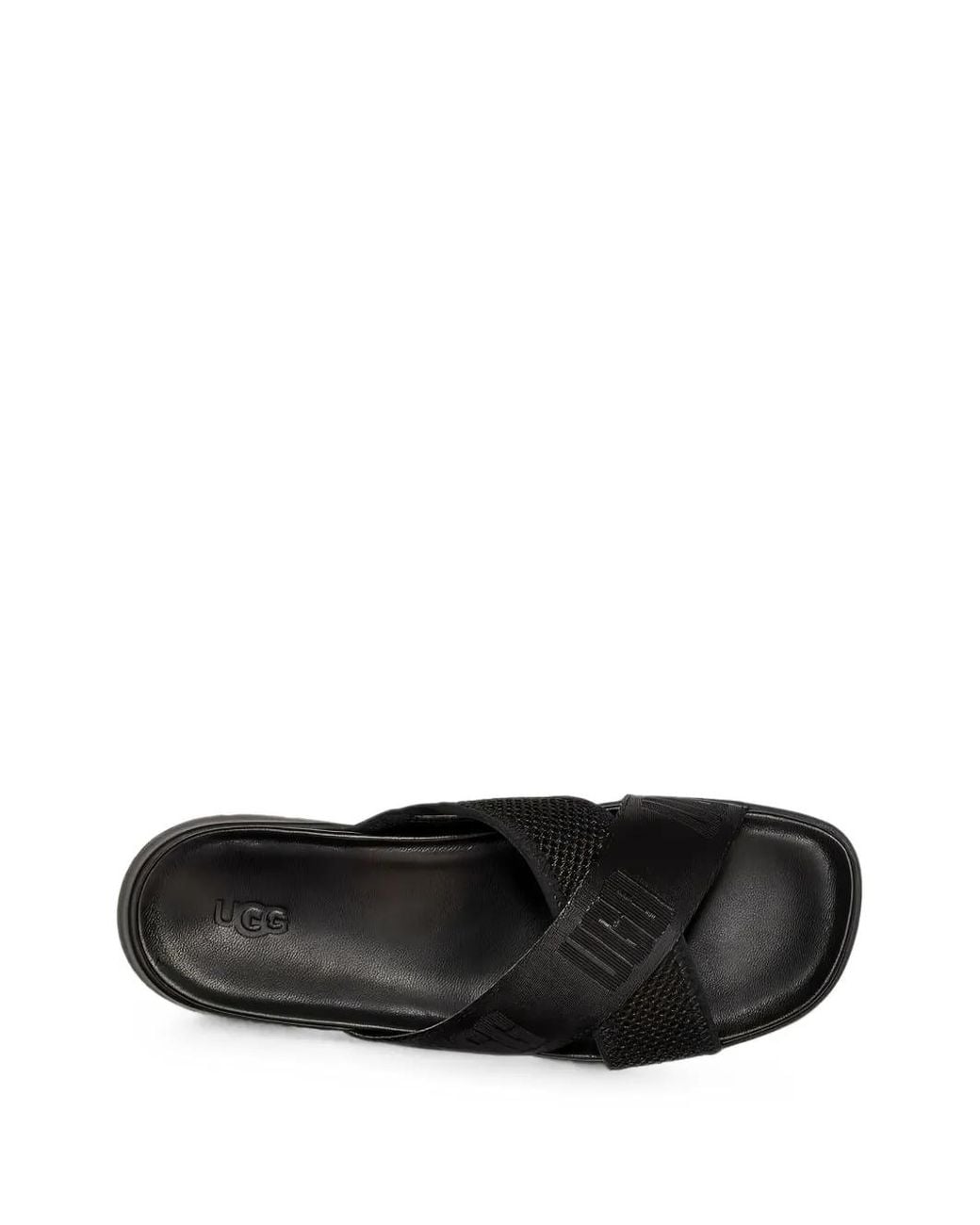 Ugg Black Sandales Emily À Brides Croisées