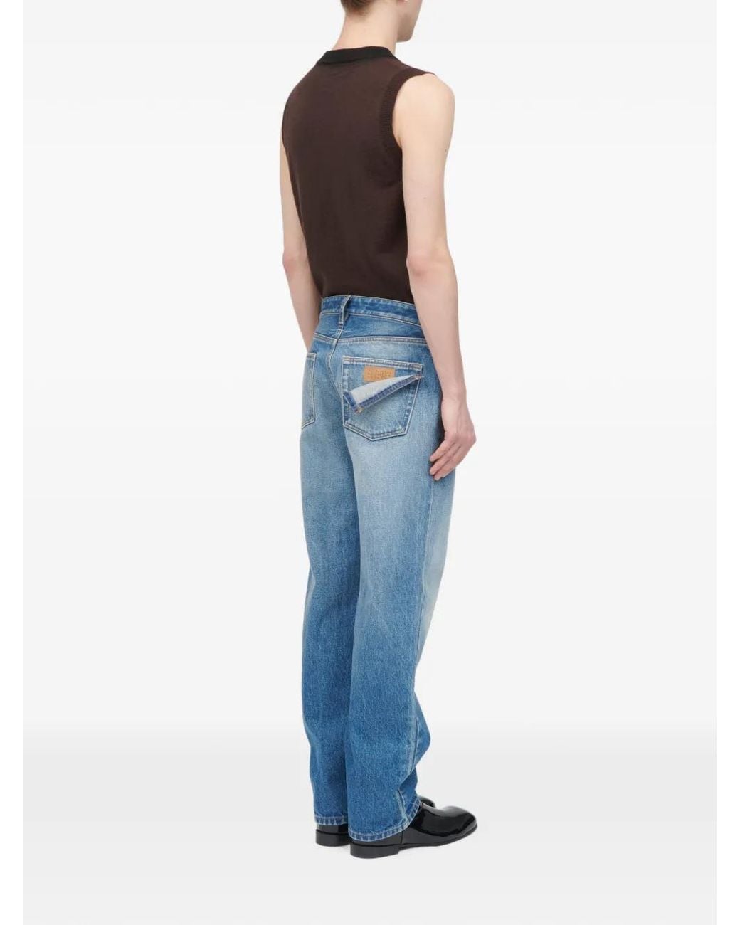 MM6 by Maison Margiela Blue Straight-Leg Jeans for men