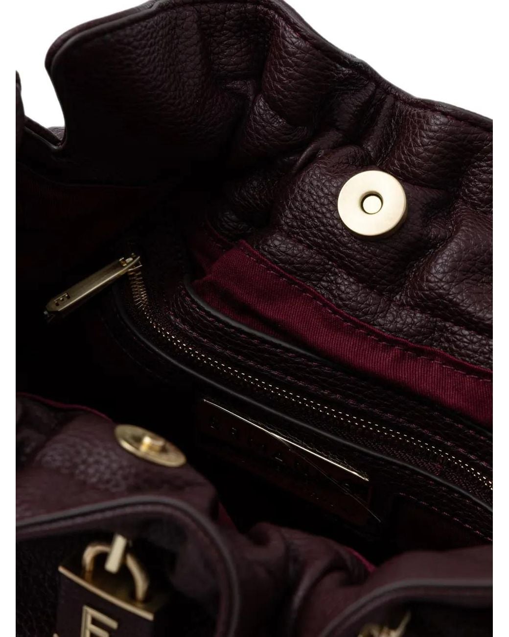 Ermanno Scervino Brown Padlock-Detail Shoulder Bag