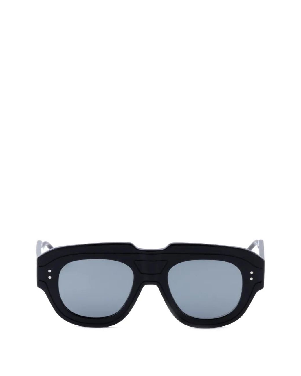 Thom Browne Black Geometric-Frame Sunglasses