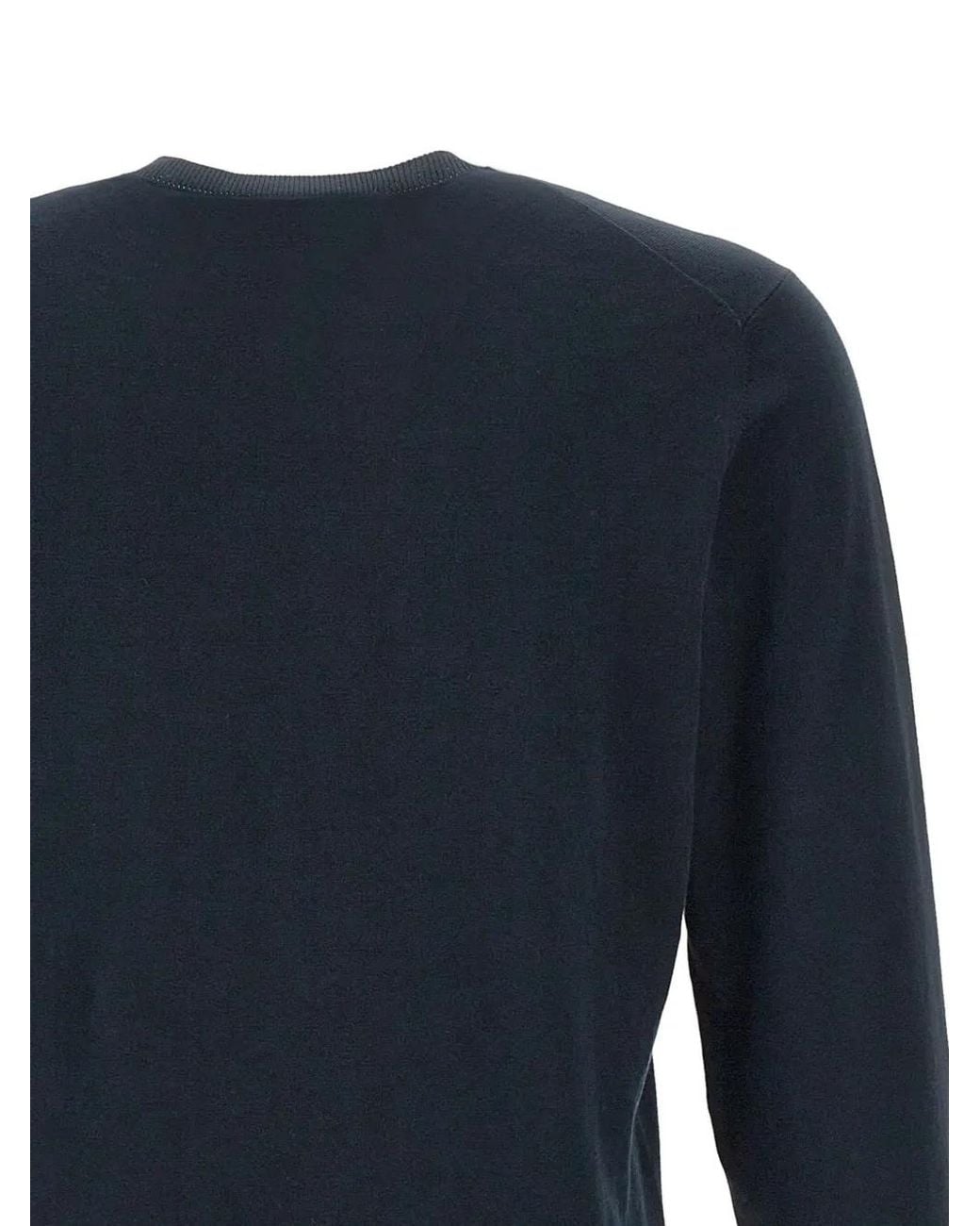 FILIPPO DE LAURENTIIS Blue Cotton Sweater for men