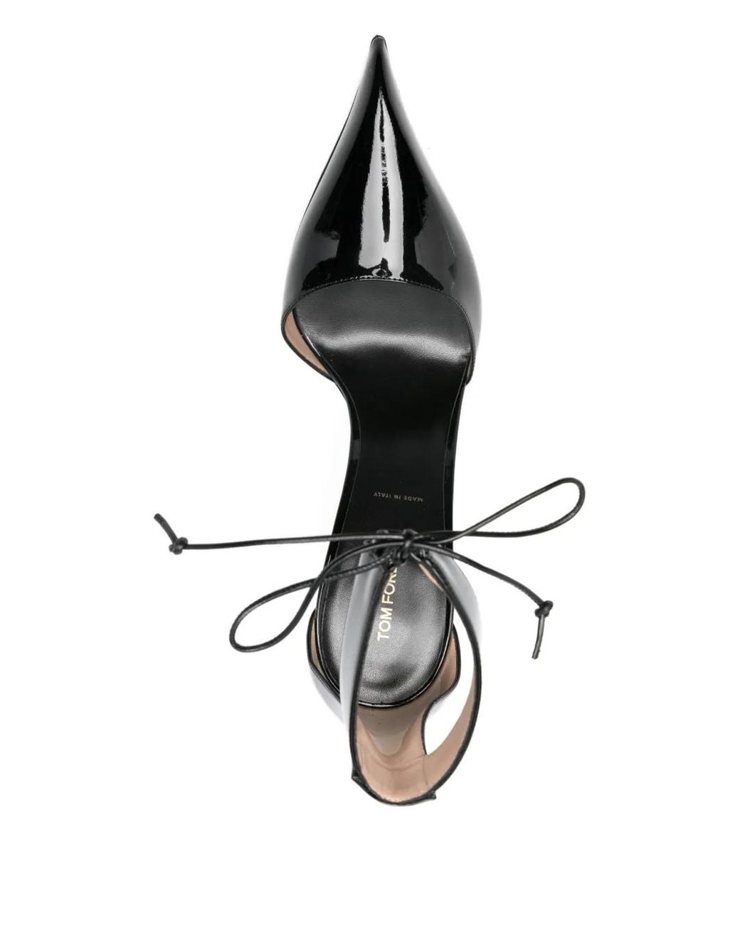 Tom Ford Black Leather High-Heeled Shoes