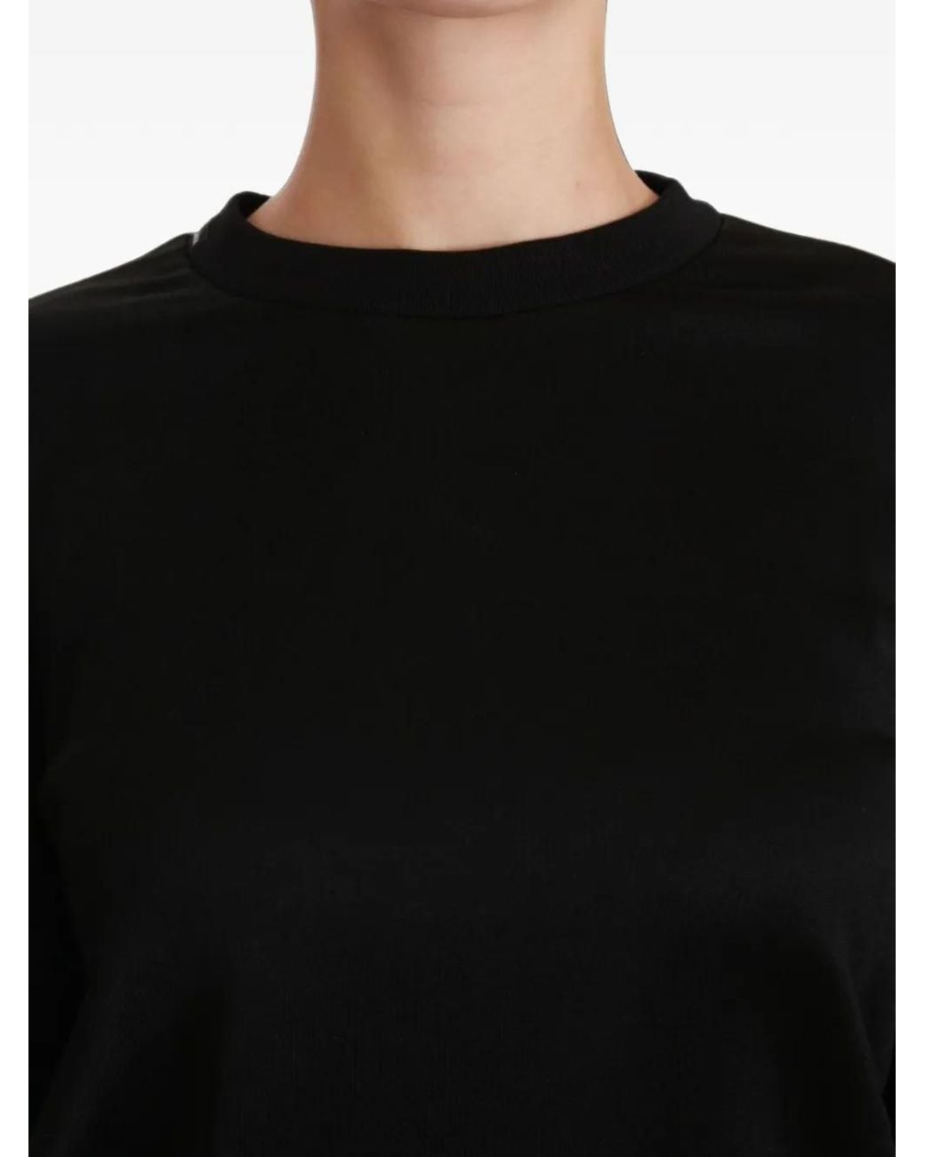 Dolce & Gabbana Black Crew-Neck Sweater