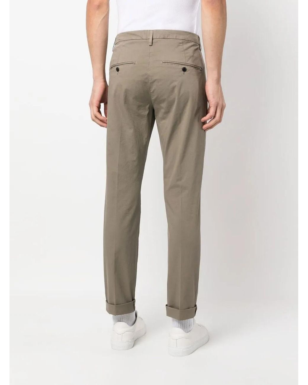 Dondup Slim-Fit Chino in het Natural voor heren