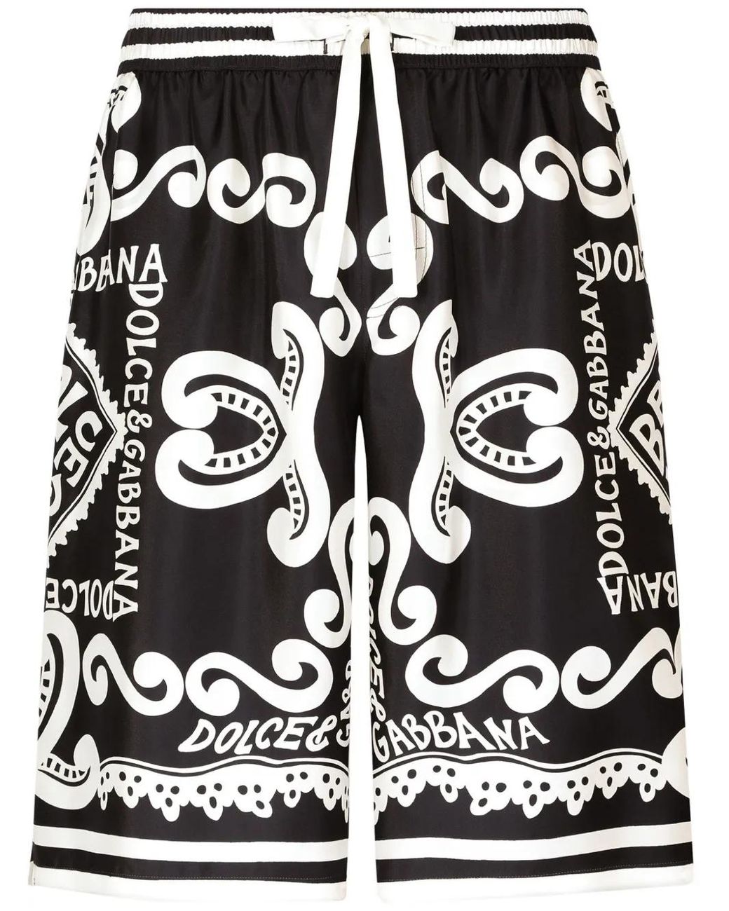 Dolce & Gabbana Black Bermuda for men