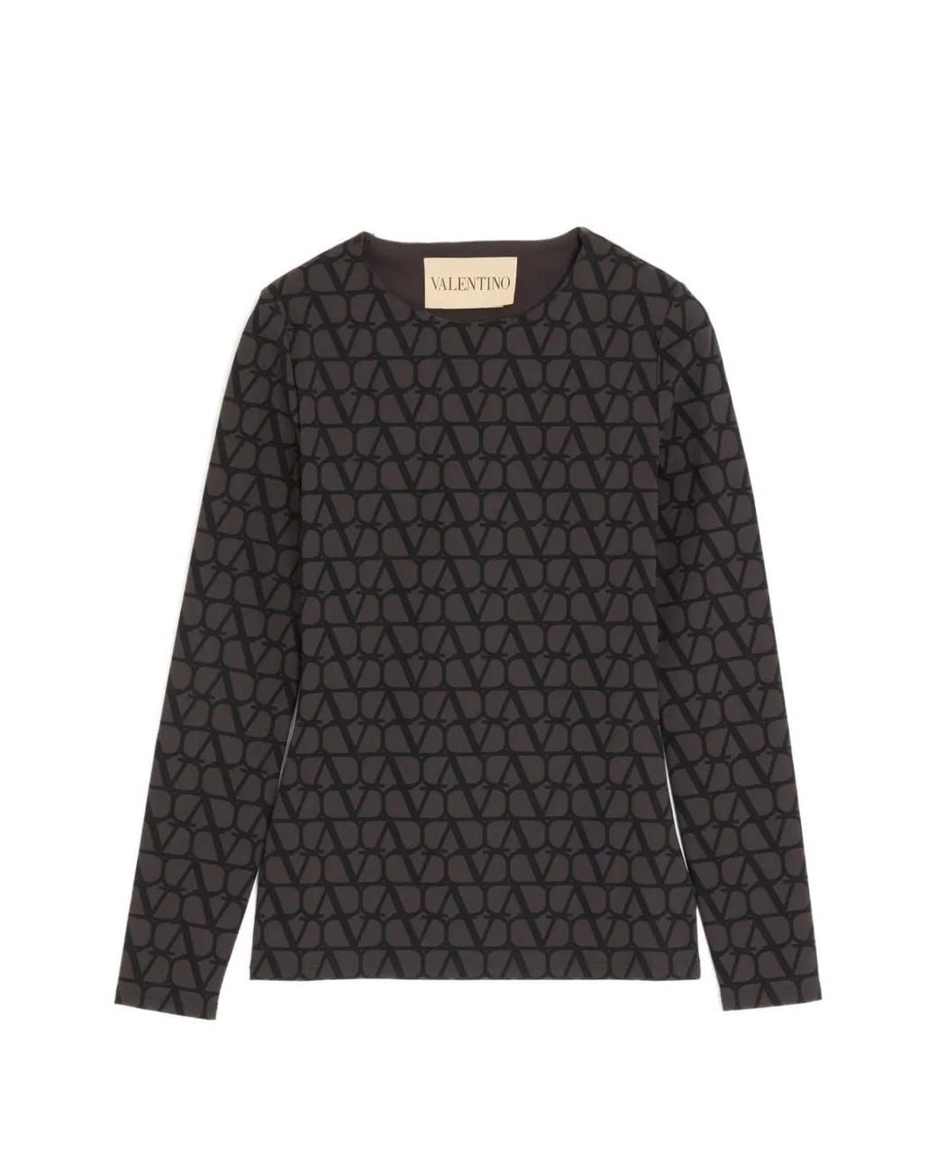 Valentino Garavani Black Toile Iconographe Jersey T-Shirt