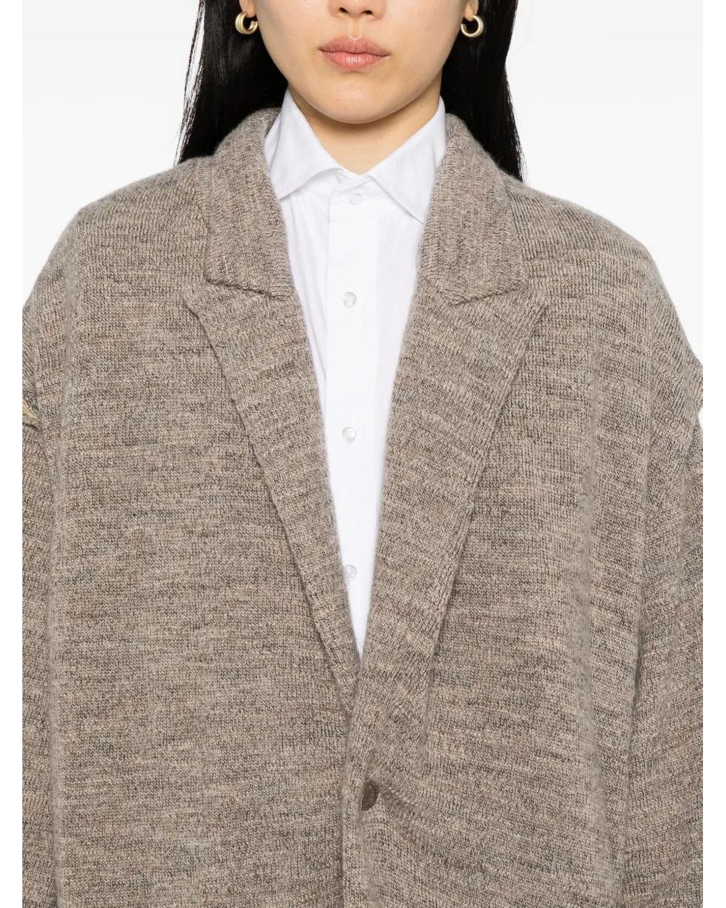 CHIAHUNG SU Natural Dyed Wool Coat