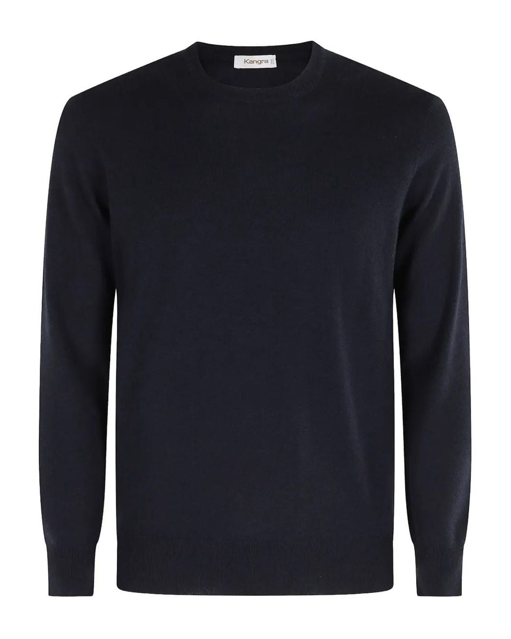 Kangra Blue Wool Sweater for men