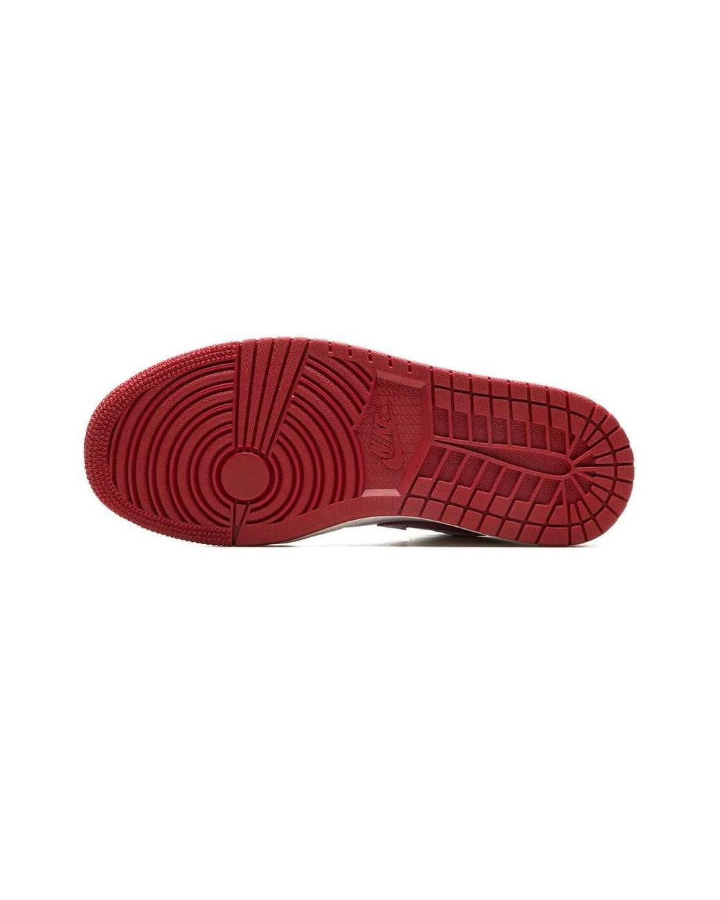 Nike Red Air 1 Low "Reverse Toe" Sneakers
