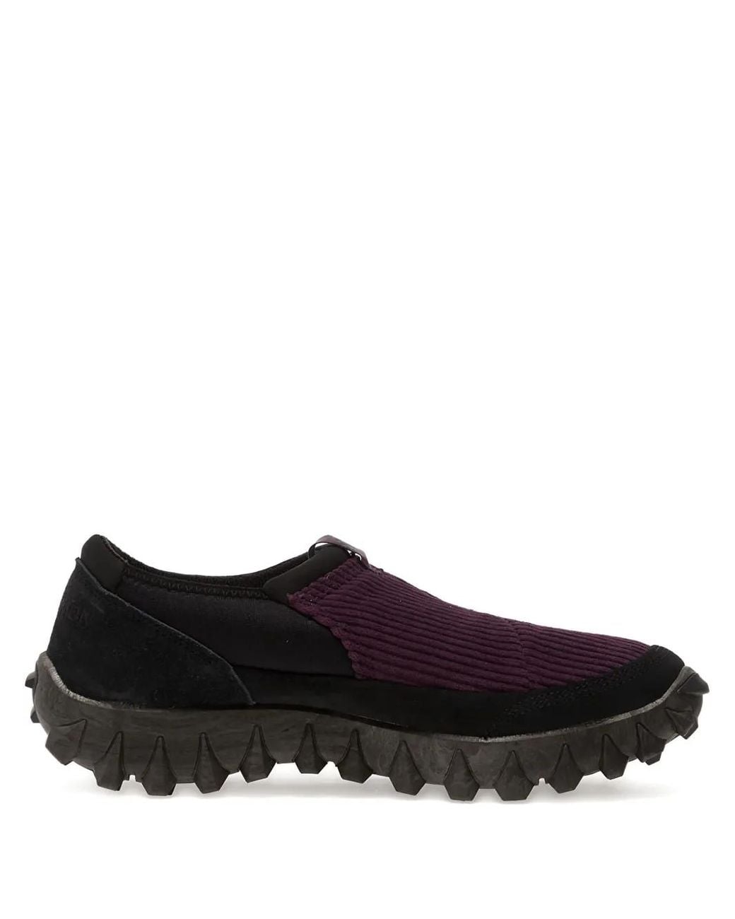 Salomon Black Snowclog Corduroy-Texture Slip-Ons