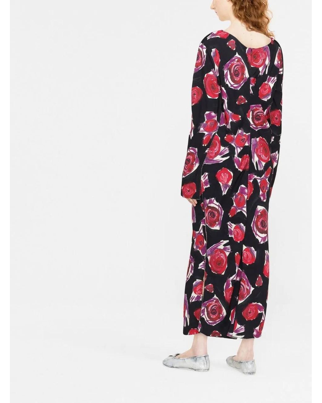 Marni Red Chic Suit Dress For Fall Winter