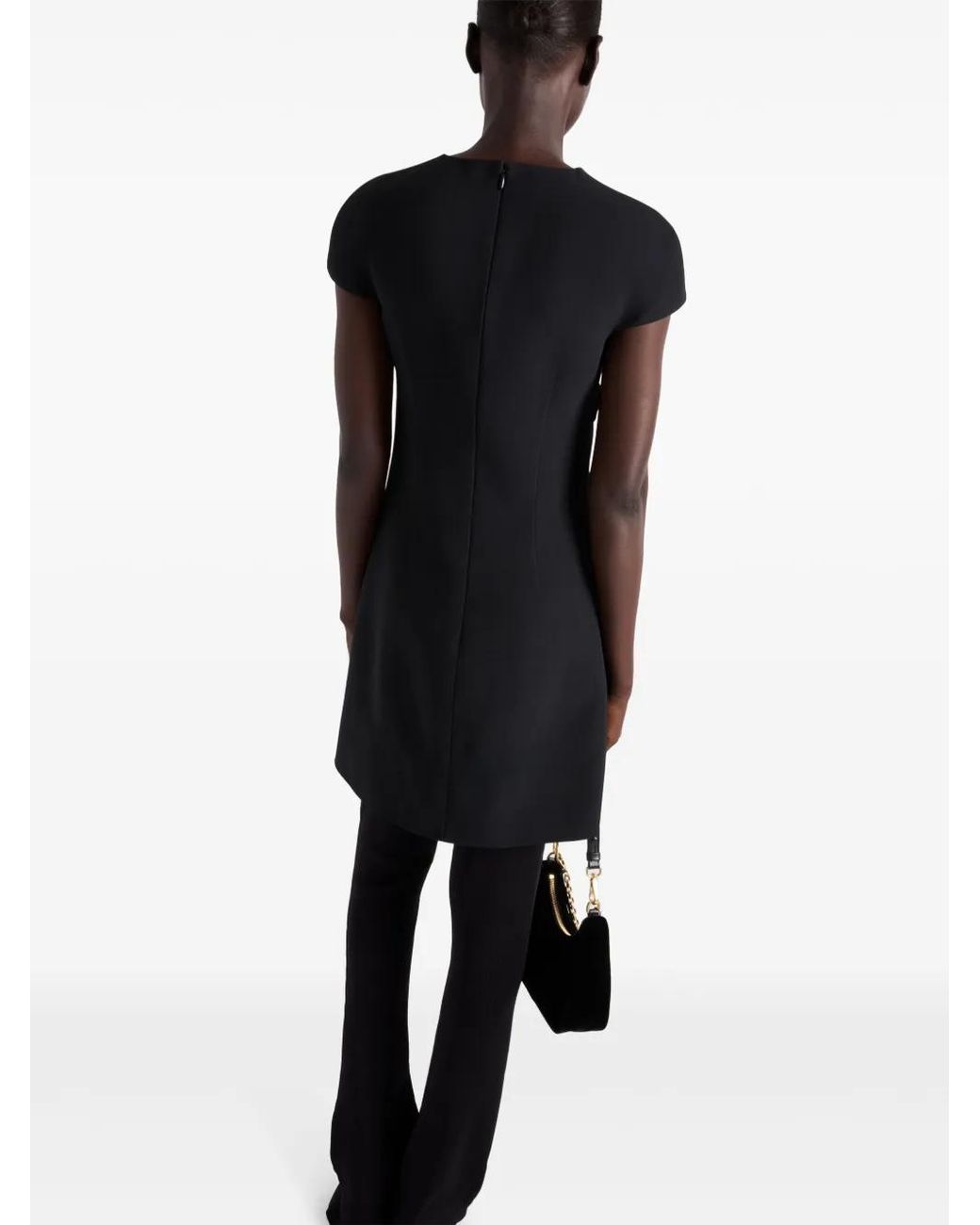 Prada Sablé Mini-Jurk in het Black