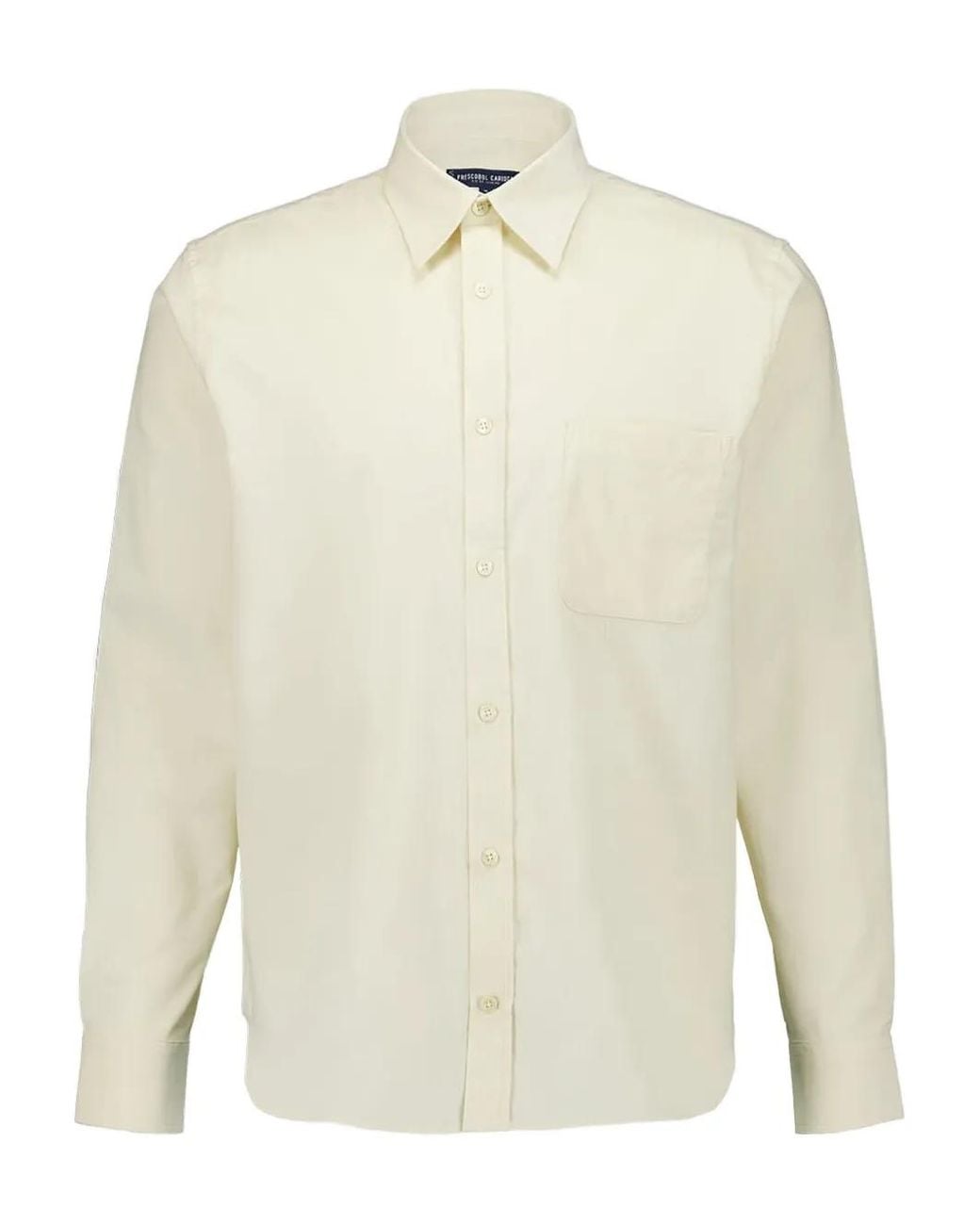 Frescobol Carioca White Long-Sleeved Shirt for men