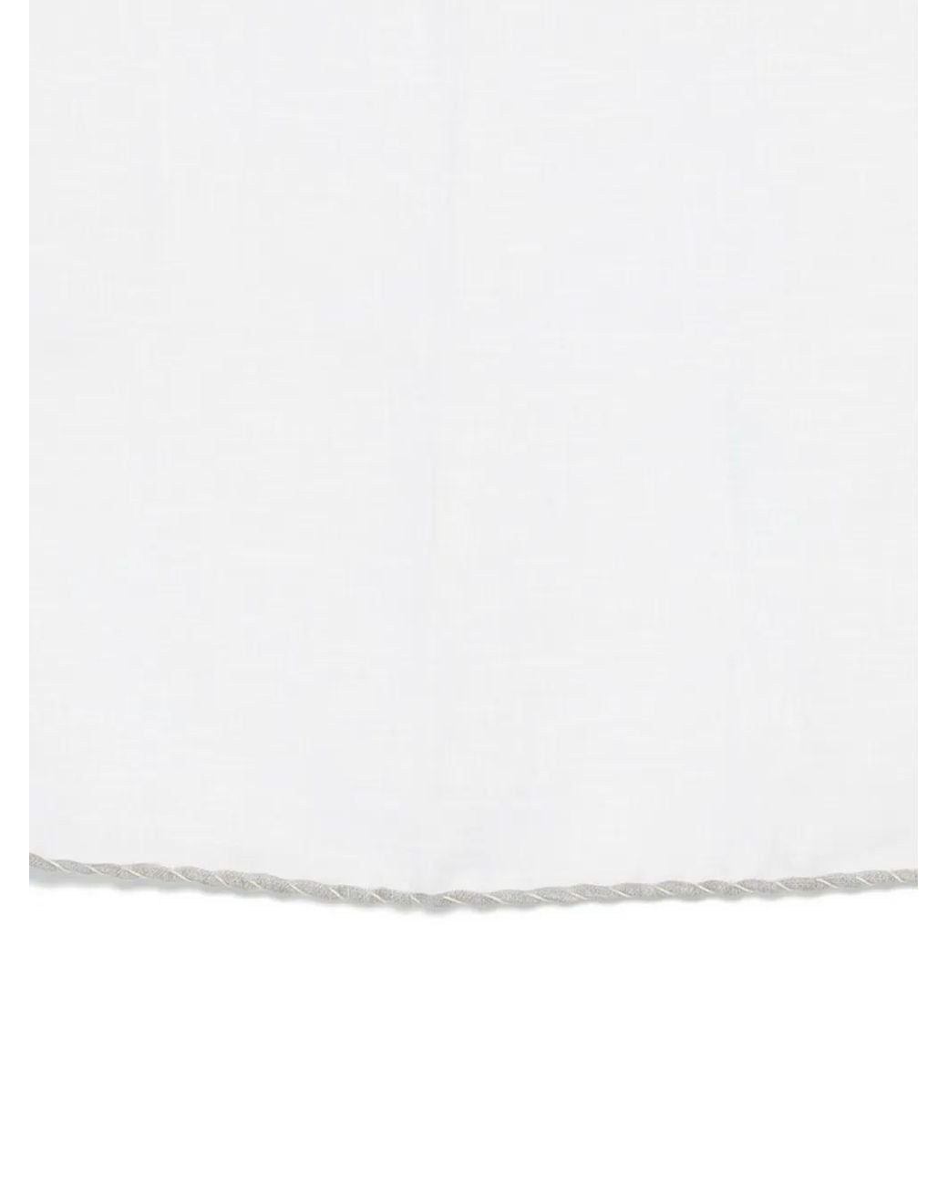 Eleventy White Square-Shape Handkerchief for men