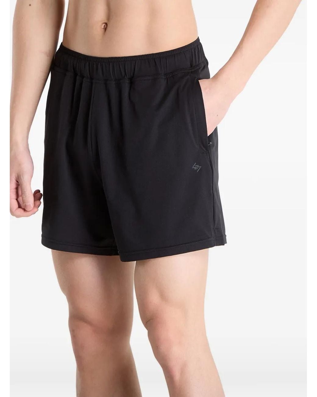 Represent Blue 247 Dna Logo-Detail Track Shorts for men
