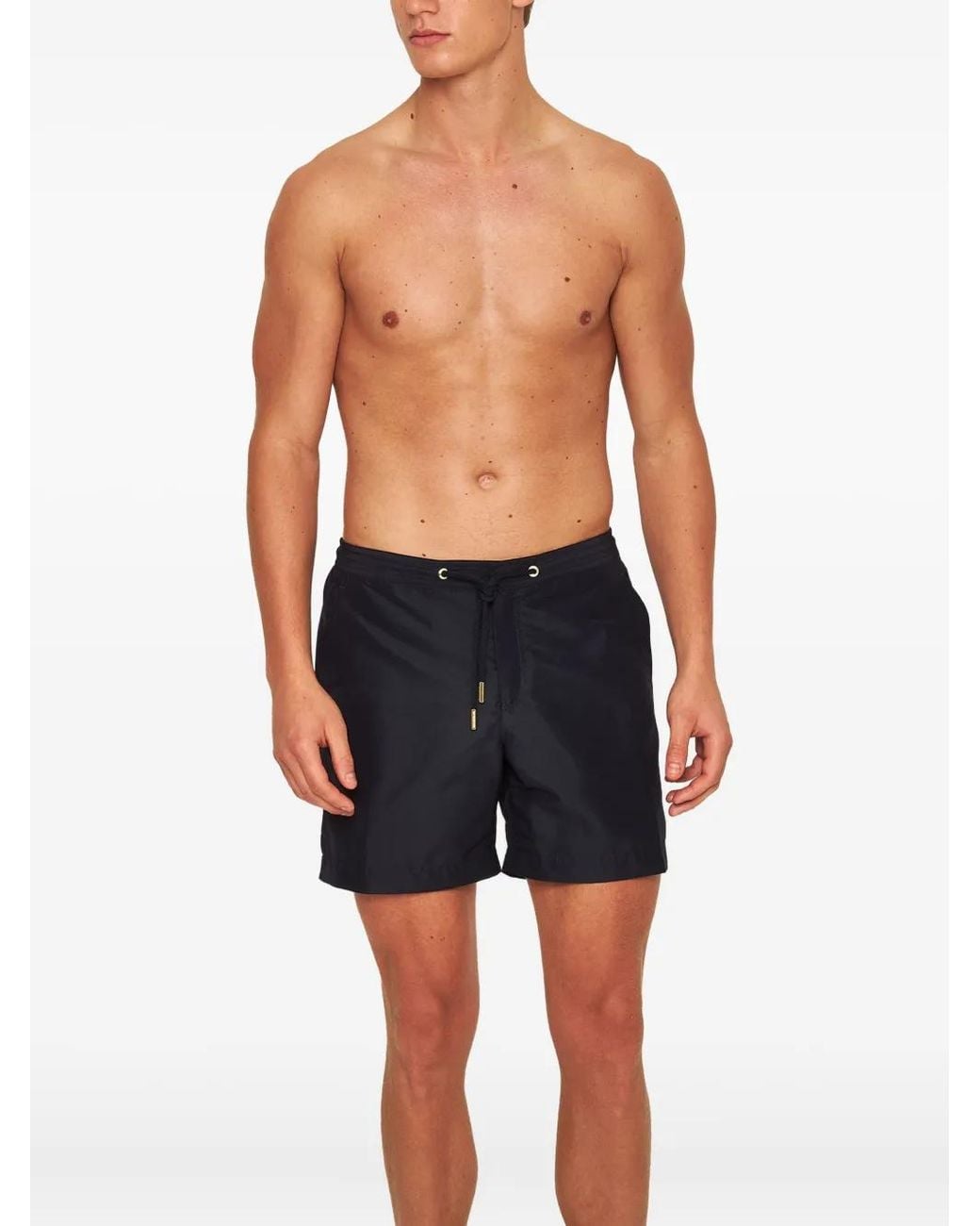 Orlebar Brown Blue Elasticated Drawstring-Waistband Swim Shorts for men