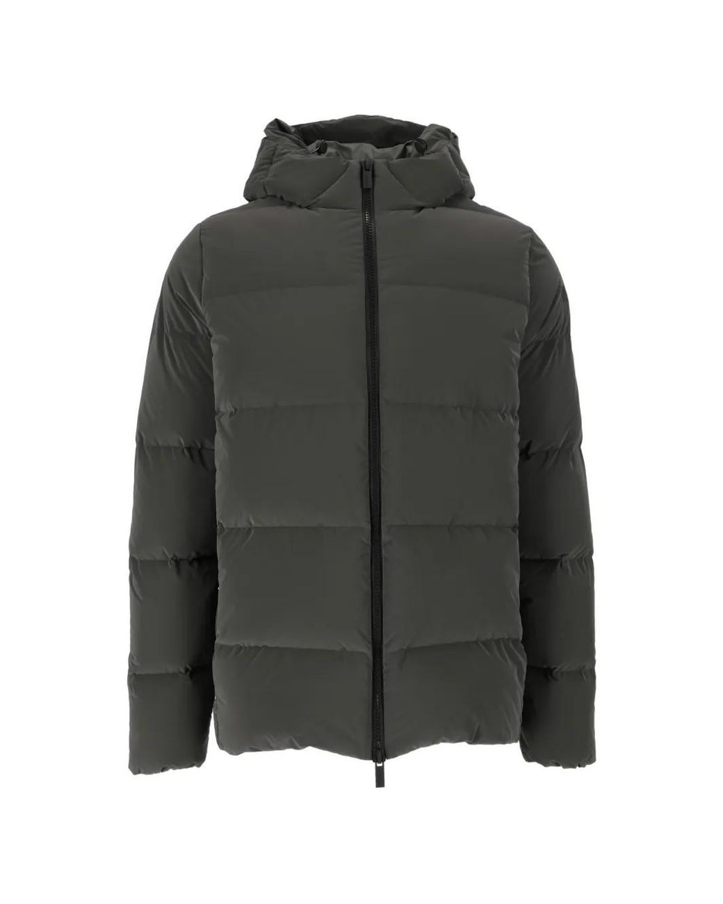 Rrd Gray Supeuck! Hooded Puffer Jacket for men
